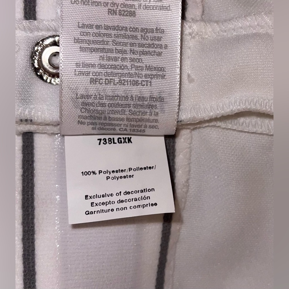 NWT Russell Athletic White Pro Diamond Fit Double Knit Softball Knicker Pants XL - Picture 4 of 8